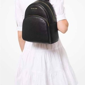 Black Abbey Michael Kors Backpack